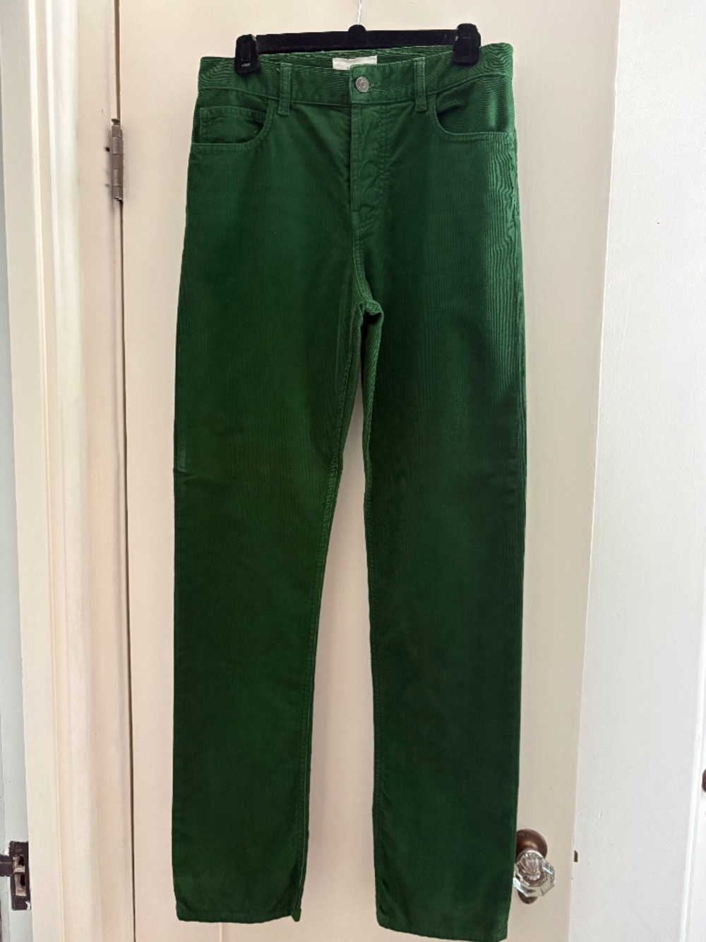The Row Green Corduroy Pants
